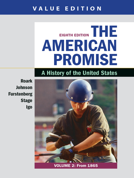 Title details for The American Promise, Value Edition, Volume 2 by James L. Roark - Wait list